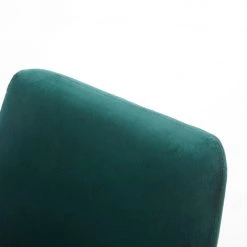 VIG Dining Room Modrest Robin Modern Green Velvet & Gold Dining Chair