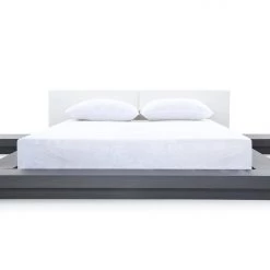 VIG Beds & Headboards Modrest Opal Modern Wenge & White Platform Bed