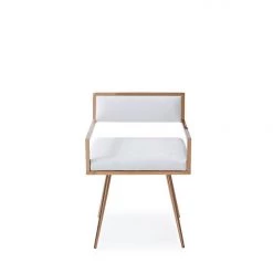 VIG Modrest Rosario Modern Rosegold Dining Chair