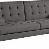 VIG Living Room Divani Casa Bauxite Modern Grey Fabric Sofa Bed