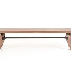VIG Modrest Kennedy Modern Walnut Dining Bench Dining Room