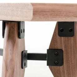 VIG Modrest Kennedy Modern Walnut Dining Bench Dining Room