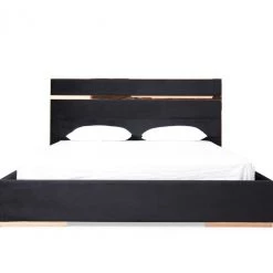 VIG Nova Domus Cartier Modern Black & Rosegold Bedroom Set