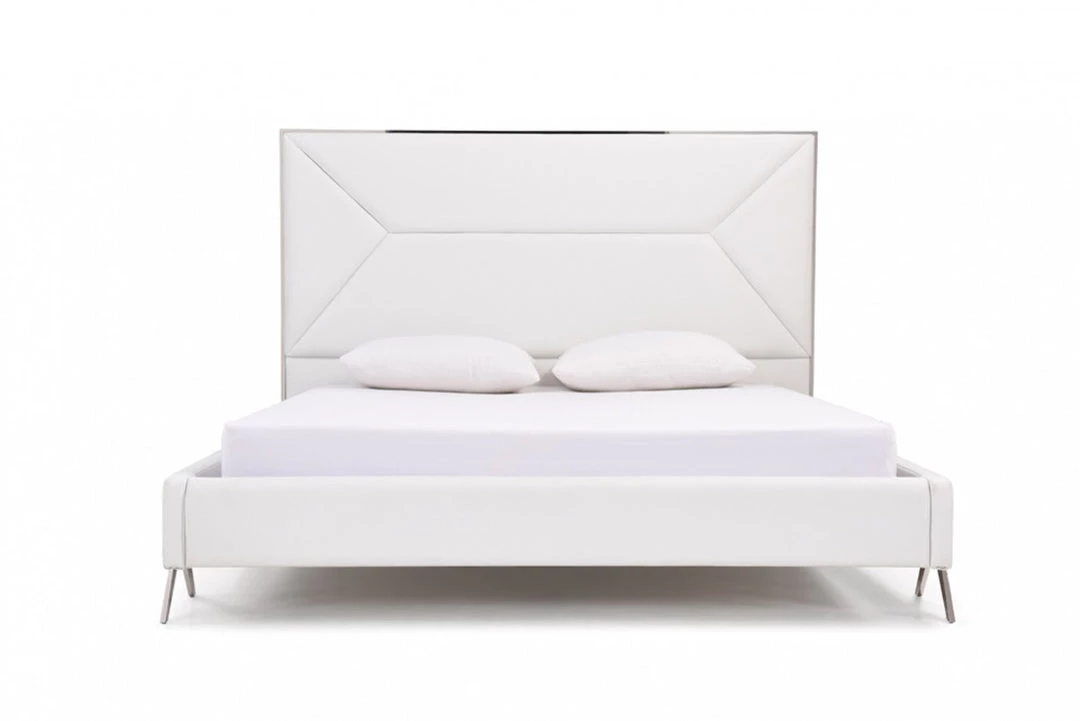 VIG Beds & Headboards Modrest Candid Modern White Bedroom Set