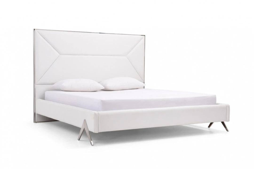 VIG Beds & Headboards Modrest Candid Modern White Bedroom Set