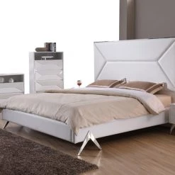 VIG Beds & Headboards Modrest Candid Modern White Bedroom Set