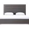 VIG Modrest Lucy Modern Grey Leatherette Bed Beds & Headboards