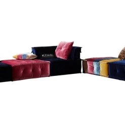 VIG Living Room Divani Casa Dubai - Modular Fabric Sectional Sofa