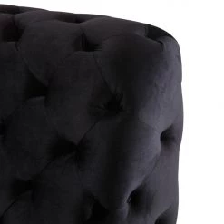 VIG Modrest Legend Modern Black Velvet & Gold Bed Bedroom