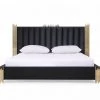 VIG Modrest Token Modern Black & Gold Bedroom Set