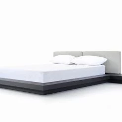 VIG Modrest Opal Modern Wenge & Grey Platform Bed