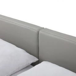 VIG Beds & Headboards Modrest Opal Modern White & Grey Platform Bed