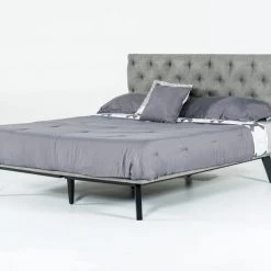 VIG Modrest Gibson Modern Grey Fabric Bed Bedroom