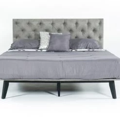 VIG Modrest Gibson Modern Grey Fabric Super King 76