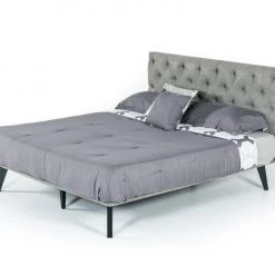 VIG Modrest Gibson Modern Grey Fabric Super King 76
