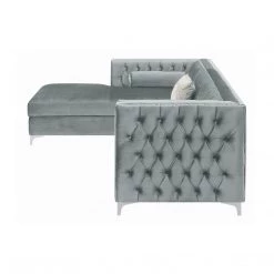 Coaster Bellaire Sectional Silver