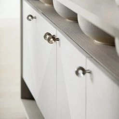 Bernhardt Axiom Entertainment Console By Hollywood Glam Side & Console Table