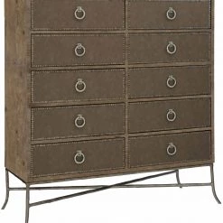 Bernhardt Rustic Patina Tall Chest