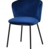 VIG Modrest Bessie - Modern Blue Velvet Dining Chair (Set Of 2)