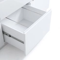 VIG Modrest Stanford Modern White Office Credenza