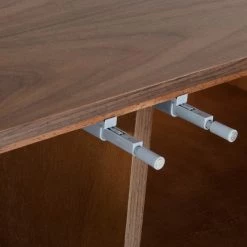 VIG Modrest Weylyn Modern Charcoal Grey & Walnut Buffet