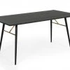 VIG Modrest Billy Modern Black Oak & Gold Dining Table Dining Room