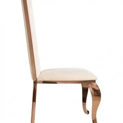 VIG Modrest Bonnie - Beige Velvet & Rose Gold Dining Chair (Set Of 2)