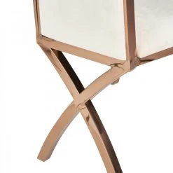 VIG Modrest Bonnie - Beige Velvet & Rose Gold Dining Chair (Set Of 2)