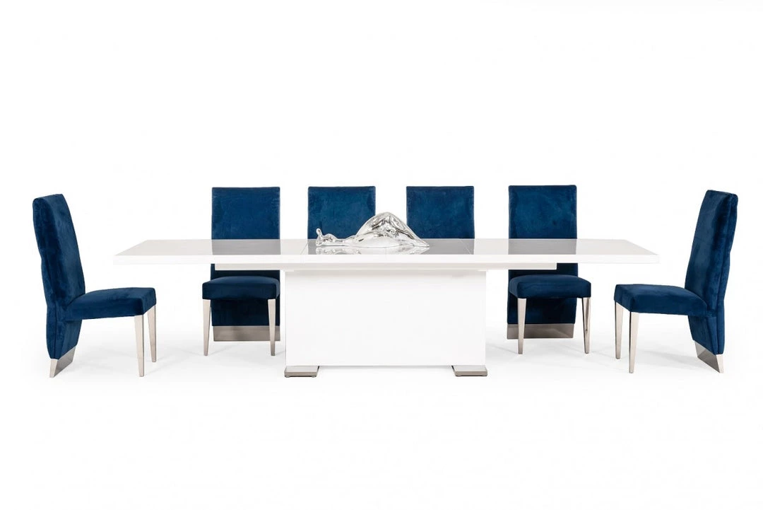 VIG Dining Room Modrest Bono "T" - Modern White Dining Table