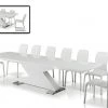 VIG Dining Room Modrest Bono "Z" - Modern White Dining Table