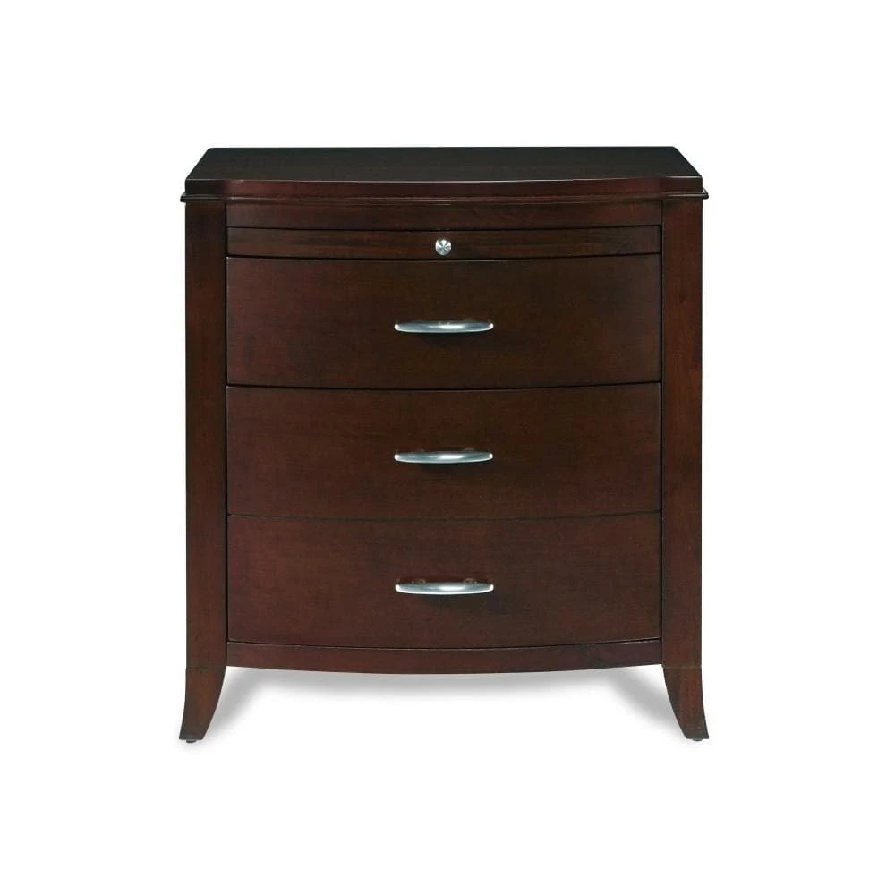 Modus Furniture Brighton Nightstand With Charging Station Bedroom