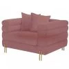 VIG Divani Casa Branson - Pink Velvet Accent Chair