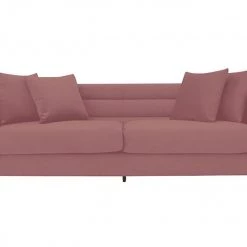 VIG Living Room Divani Casa Branson - Pink Velvet Sofa