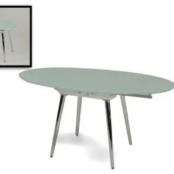 VIG Modrest Brunch Modern White Extendable Dining Table Dining Room