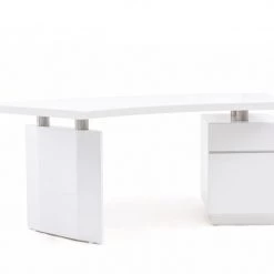 VIG Modrest Stanford Modern White Office Desk