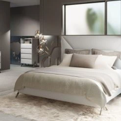 VIG Beds & Headboards Modrest Candid Modern White Bedroom Set