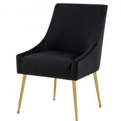VIG Modrest Castana Modern Velvet & Gold Dining Chair (Set Of 2)