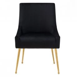 VIG Modrest Castana Modern Velvet & Gold Dining Chair (Set Of 2)