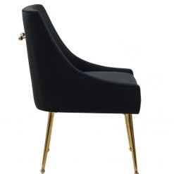 VIG Modrest Castana Modern Velvet & Gold Dining Chair (Set Of 2)