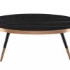 VIG Modrest Cayson - Modern Black Ceramic Coffee Table By Hollywood Glam