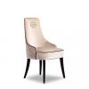 VIG Dining Room A&X Talin Modern Off-White Velour Dining Chair
