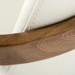 VIG Dining Room Modrest Falcon Modern Walnut And Cream Dining Chair