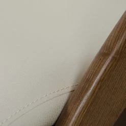 VIG Dining Room Modrest Lucas Modern Cream & Walnut Dining Chair