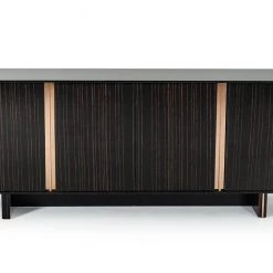 VIG Modrest Chadwick Modern Ebony & Rosegold Buffet