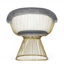 VIG Dining Room Modrest Chandler - Modern Velvet & Gold Dining Chair