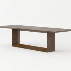 VIG Dining Room Modrest Channa - Modern Walnut Dining Table