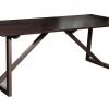 VIG Modrest Chrissy - Modern Solid Walnut Beechwood Dining Table