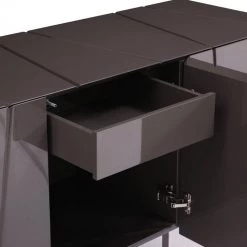 VIG Modrest Chrysler - Modern Grey High Gloss Buffet Living Room