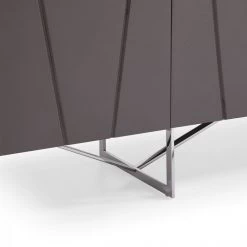 VIG Modrest Chrysler - Modern Grey High Gloss Buffet Living Room