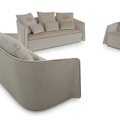 VIG A&X Talin Modern Beige Fabric Sofa Set